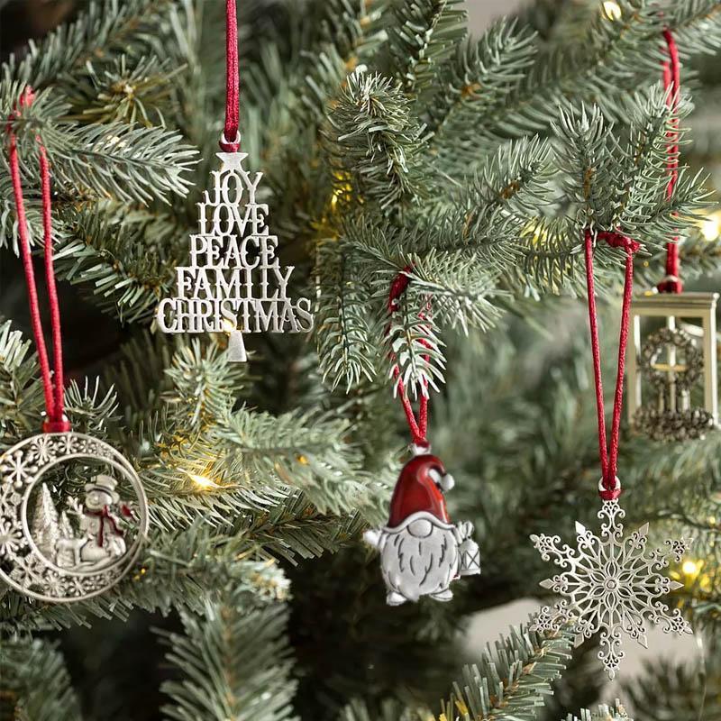 Solid Pewter Christmas Tree Ornament