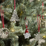 Solid Pewter Christmas Tree Ornament