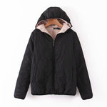 Lightweight Lamb Fleece Wavy Pattern Thermal Padded Coat(FREE SHIPPING)