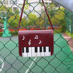 Piano Keys Music Note Shoulder Bag