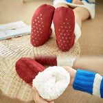 Chunky Printed Christmas Floor Socks