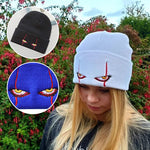 Scar Eyes Horror Clown Eyes Knit Hat