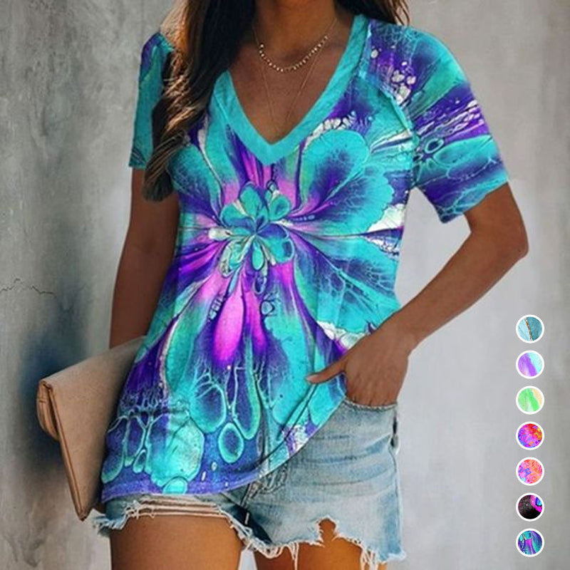 Butterfly Print Women's Comfort T-Shirt