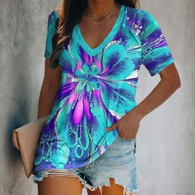 Butterfly Print Women's Comfort T-Shirt