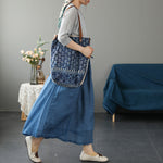 Cotton Linen Half Length Skirt