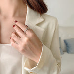 Cross Moissanite Ring