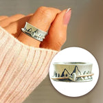 Keep Climbing Silver Ring