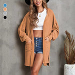 Pocket Hooded Cardigan Jacket