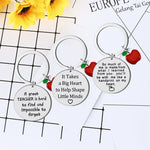 Stylish Inspirational Stainless Steel Keychain