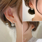 Five-pointed Star Rotatable Earrings