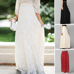 Slim High Waist Lace Skirt