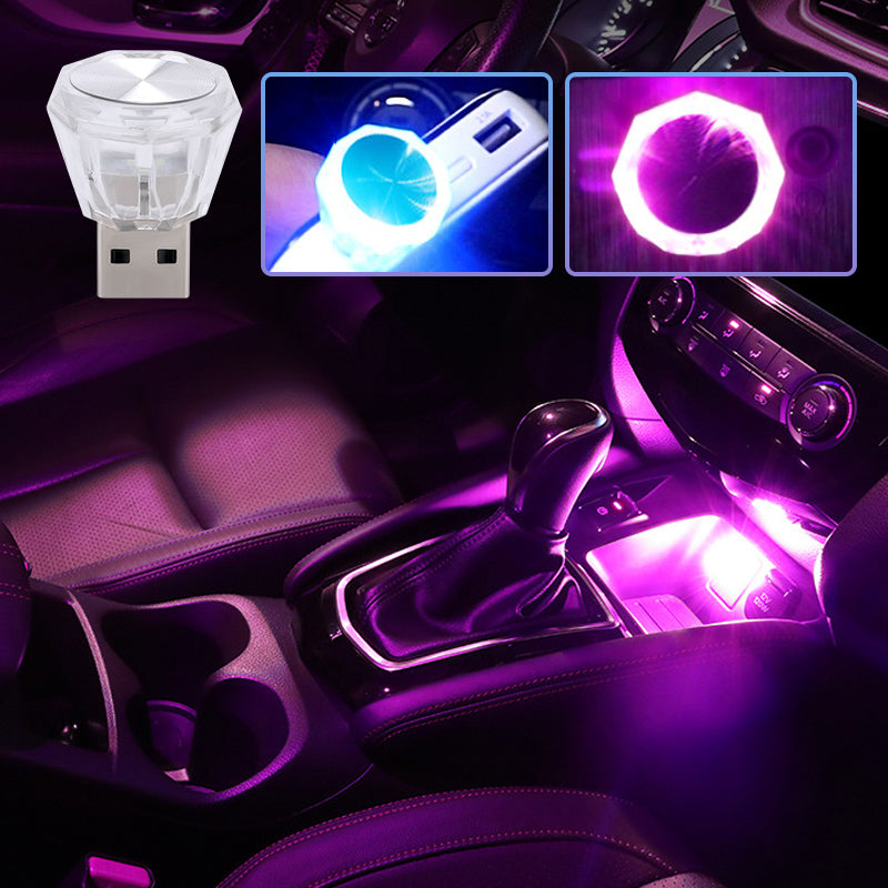 Car USB Color Ambience Light