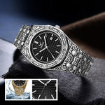 Vintage Engraved Men's Watch