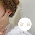 Five-pointed Star Rotatable Earrings