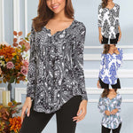 Women's Autumn Printed Long Sleeve T-Shirt