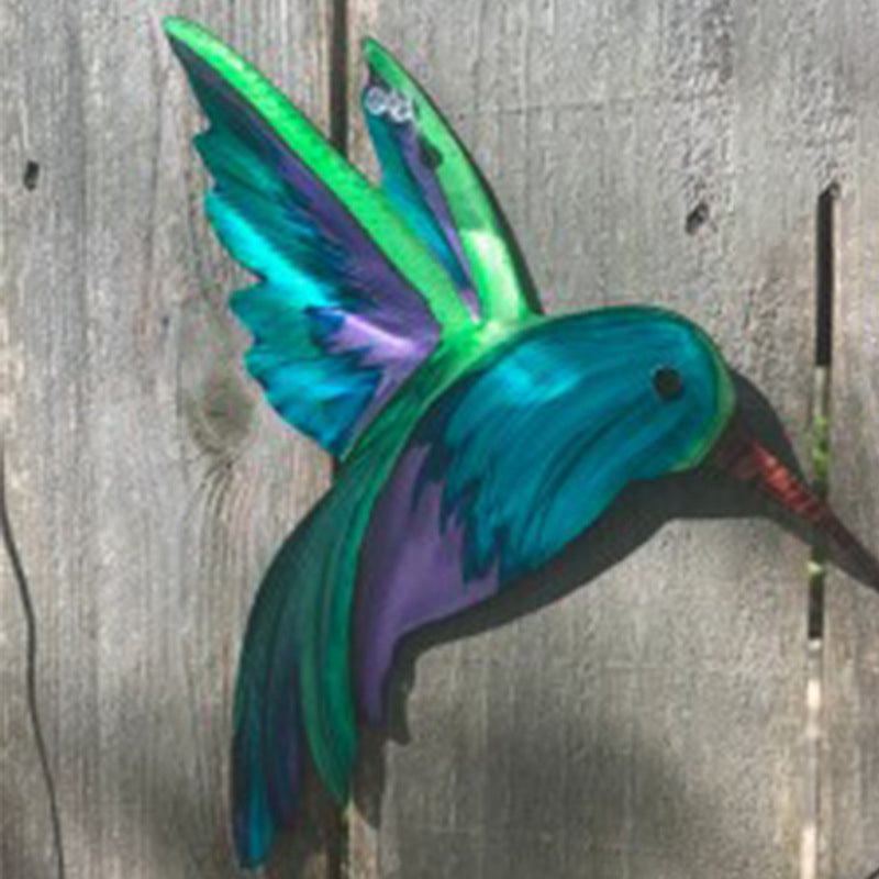 (Pre-sale)-Hummingbirds Metal Yard Art
