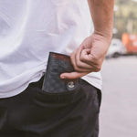 Men's Large Capacity Bifold Short Wallet