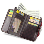 Men's Large Capacity Bifold Short Wallet