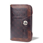 Men's Large Capacity Bifold Short Wallet