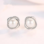 Pearl Stud Earrings