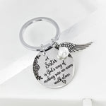 A Sister is God's Way of Making Sure We Never Walk Alone Keychain