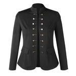 Women Warm Vintage Tailcoat Jacket Overcoat