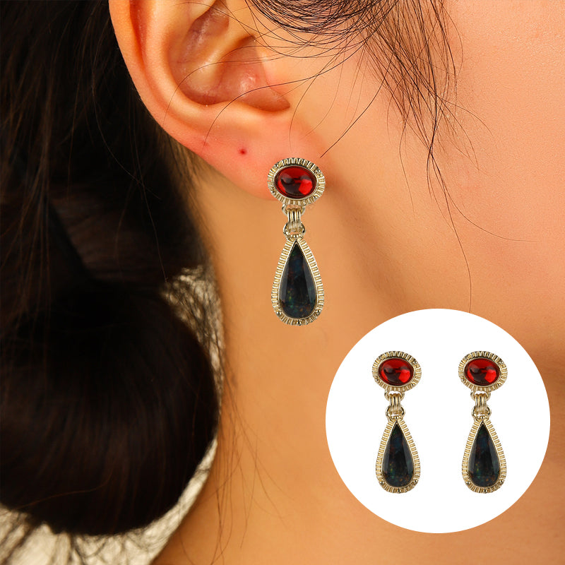 Teardrop Opal Earrings