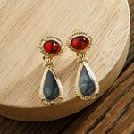 Teardrop Opal Earrings