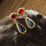 Teardrop Opal Earrings