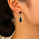 Teardrop Opal Earrings