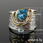 Withinhand Silver Sapphire Ring