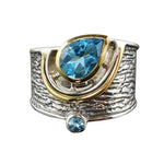 Withinhand Silver Sapphire Ring