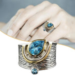 Withinhand Silver Sapphire Ring