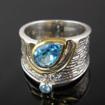 Withinhand Silver Sapphire Ring