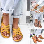 Women Thick Platform PU Leather Slippers