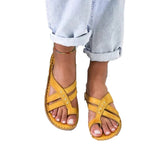 Women Thick Platform PU Leather Slippers