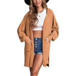 Pocket Hooded Cardigan Jacket