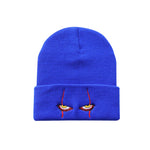 Scar Eyes Horror Clown Eyes Knit Hat