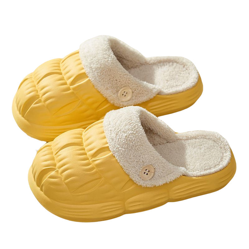 Plush Lining Detachable Plush Slippers