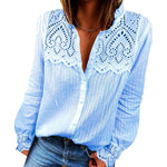 Women's Lace Stitching Shirt
