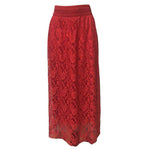 Slim High Waist Lace Skirt