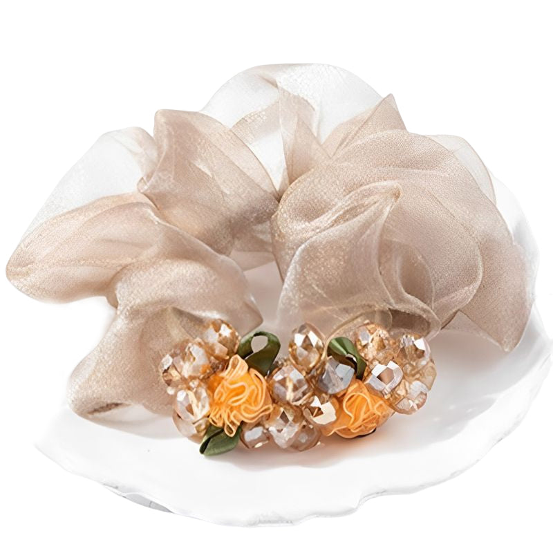 Crystal Large Intestine Hair Ties