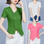 Irregular Slit T-shirt