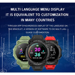 Color Screen Waterproof Touch Control Sports Pedometer Smart Bracelet