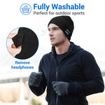 Bluetooth Beanie Hat with LED Headlight