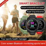 Color Screen Waterproof Touch Control Sports Pedometer Smart Bracelet