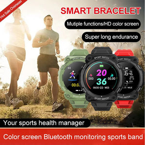 Color Screen Waterproof Touch Control Sports Pedometer Smart Bracelet