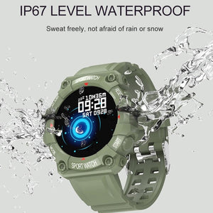 Color Screen Waterproof Touch Control Sports Pedometer Smart Bracelet