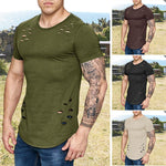 Men's Summer Workout Basic T-shirt