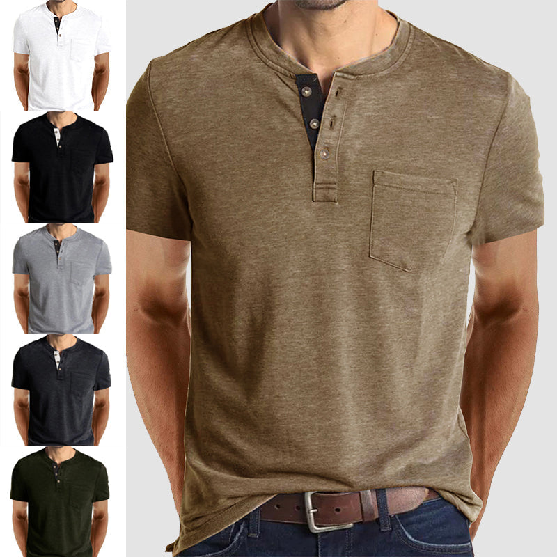 Men's Cotton Multi Color Short Sleeve T-shirt